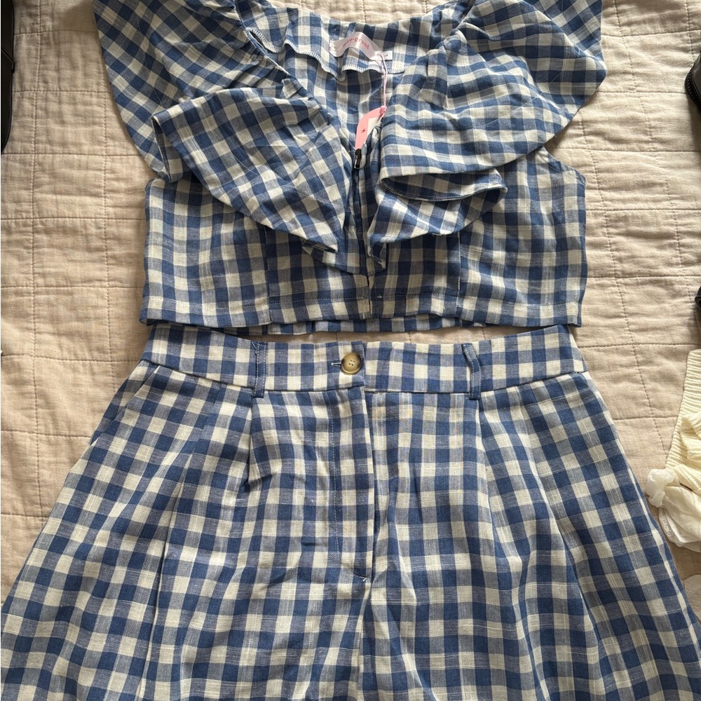 Gingham Matching Set